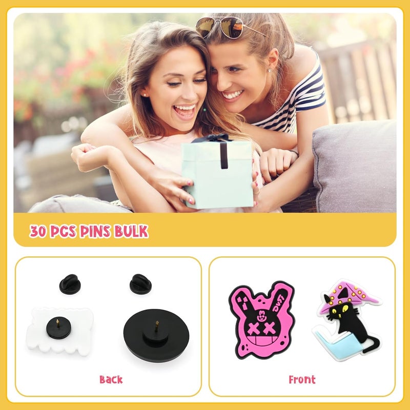 Pabucle Store Cute Pins Bulk,Funny Backpack Pin Lapel Badge Pins Set for Jackets,Hats - Image 3